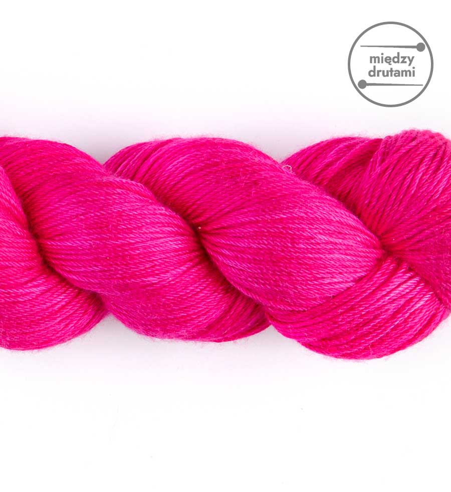 Fuksja Woollala Pure Silk 100