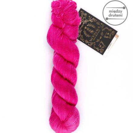 Włóczka Pure Silk Lace Fuksja Woollala