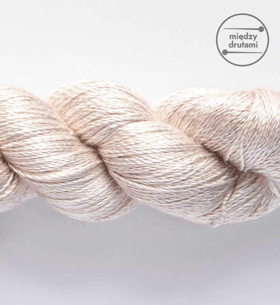 Włóczka Pure Silk Lace Moon Sand Woollala