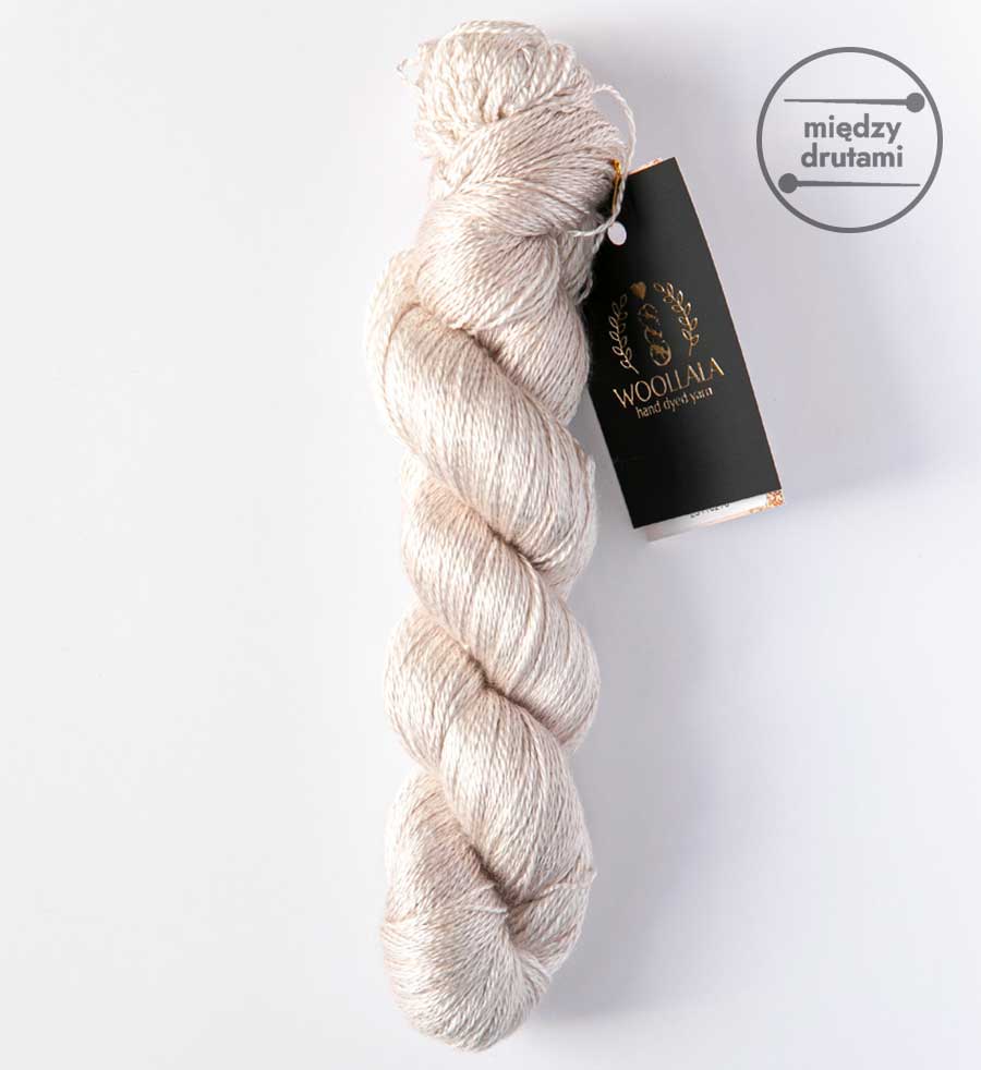 Włóczka Pure Silk Lace Moon Sand Woollala