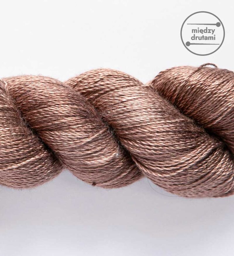Włóczka Pure Silk Lace Sepia Woollala