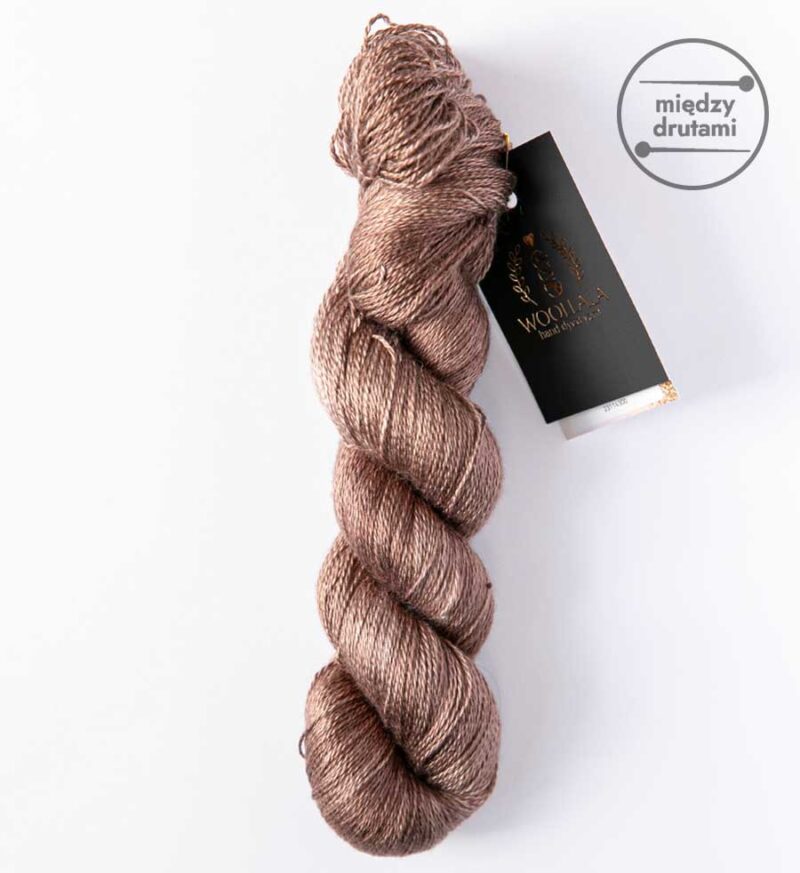 Włóczka Pure Silk Lace Sepia Woollala