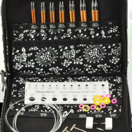 Zestaw drutów ChiaoGoo Spinn Bamboo 7 par 13cm