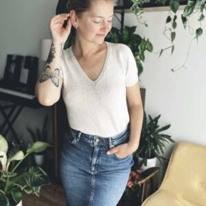 Dagna Zielińska Solo Tee wzór dziewiarski