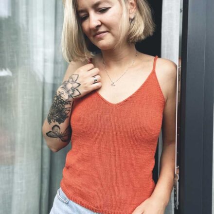 Dagna Zielińska Summer Top wzór dziewiarski