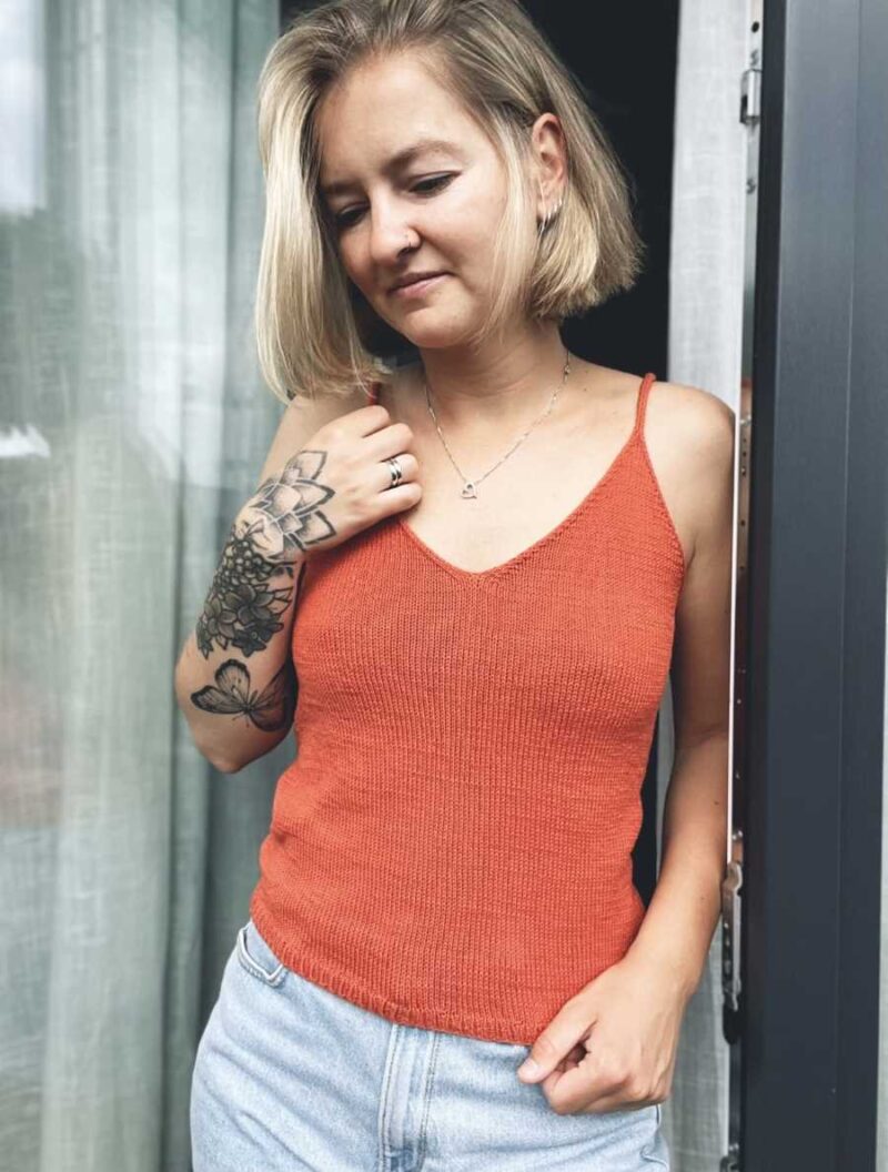 Dagna Zielińska Summer Top wzór dziewiarski