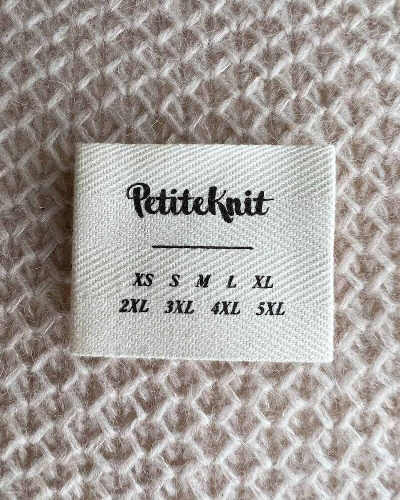 Metka PetiteKnit duża rozmiary