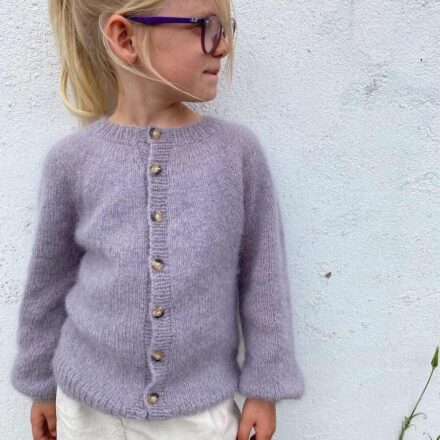 PetiteKnit wzory Novice Cardigan Junior mohair