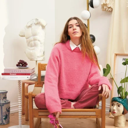 Wendy Sweater 2403-11 wzór na druty z włóczką