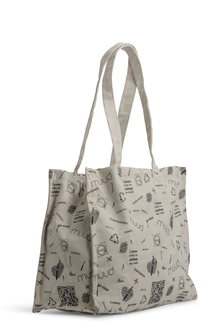 Torba Muud Recyled Shopper WHITE MIX