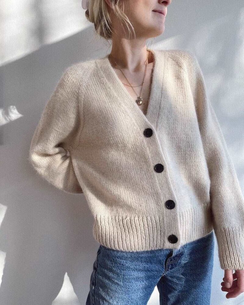 PetiteKnit wzory Champagne Cardigan