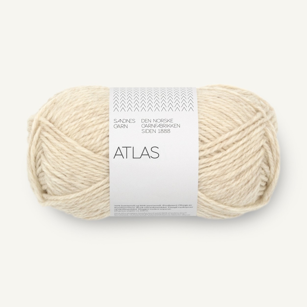 Włóczka wełniana Atlas Sandnes Garn