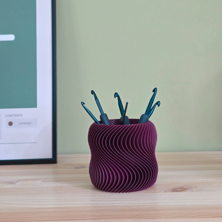 The Knitting Box pojemnik dziewiarski Swirly