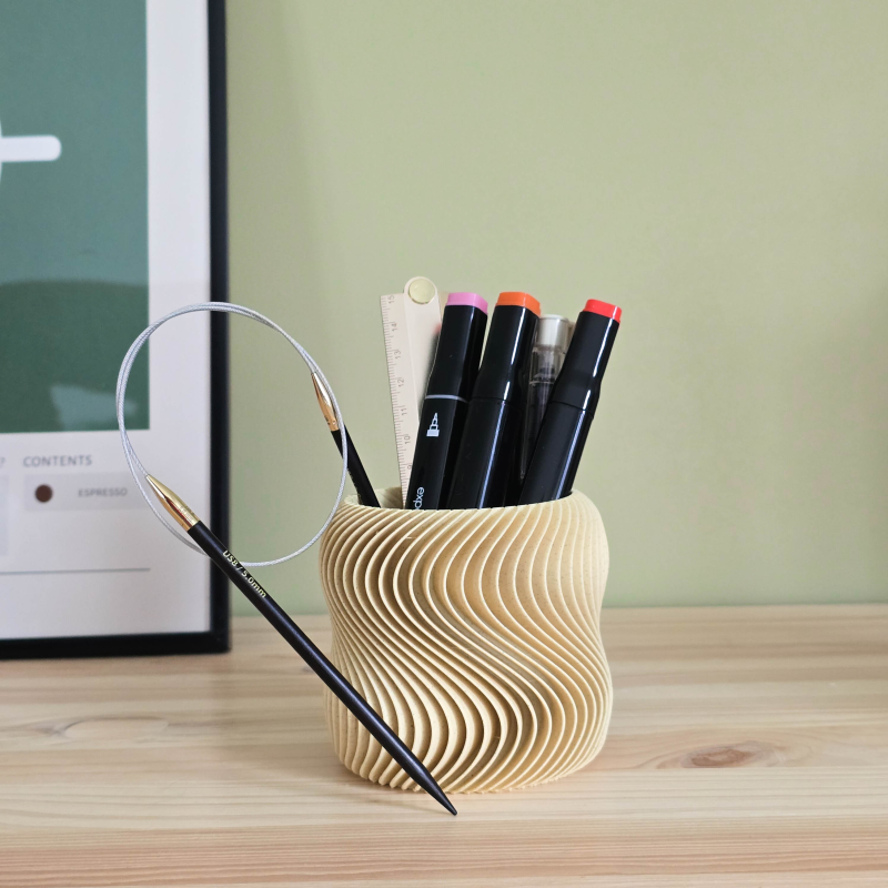 The Knitting Box pojemnik dziewiarski Swirly