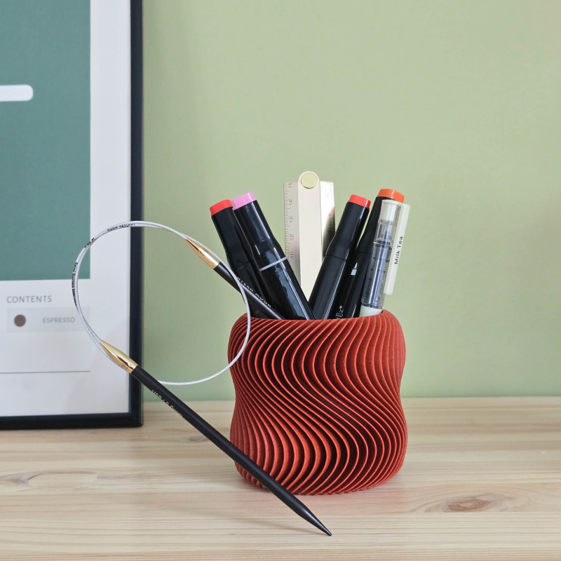 The Knitting Box pojemnik dziewiarski Swirly