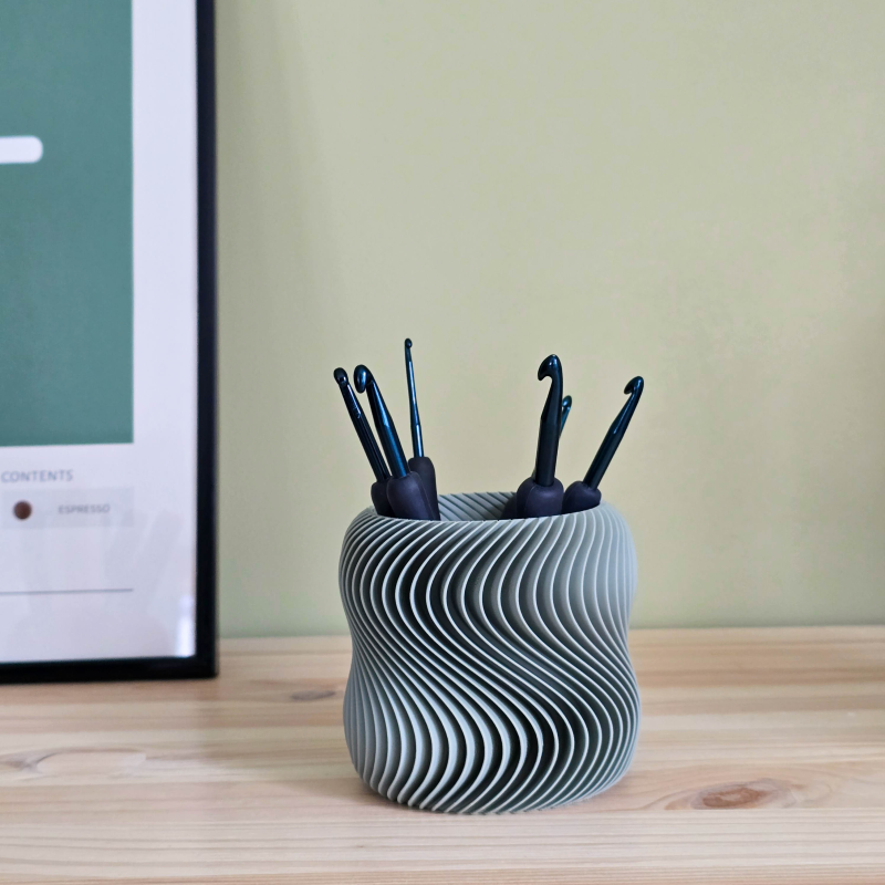 The Knitting Box pojemnik dziewiarski Swirly