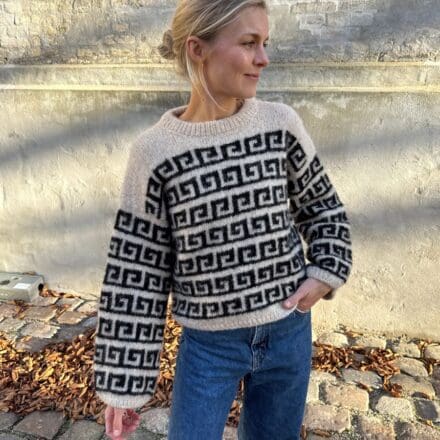 PetiteKnit Athene Sweater wzór na druty Archiwum Isagera 2